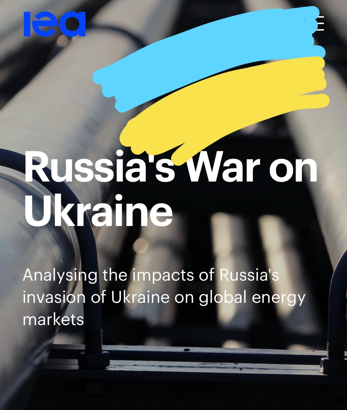 IEA - Russia's war in Ukraine: energy