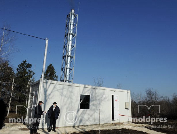 The first boiler house on miscanthus in Moldova generates heat