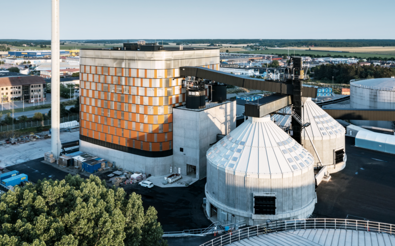 Нова опалювальна установка на біомасі потужністю 110 МВт у Швеції