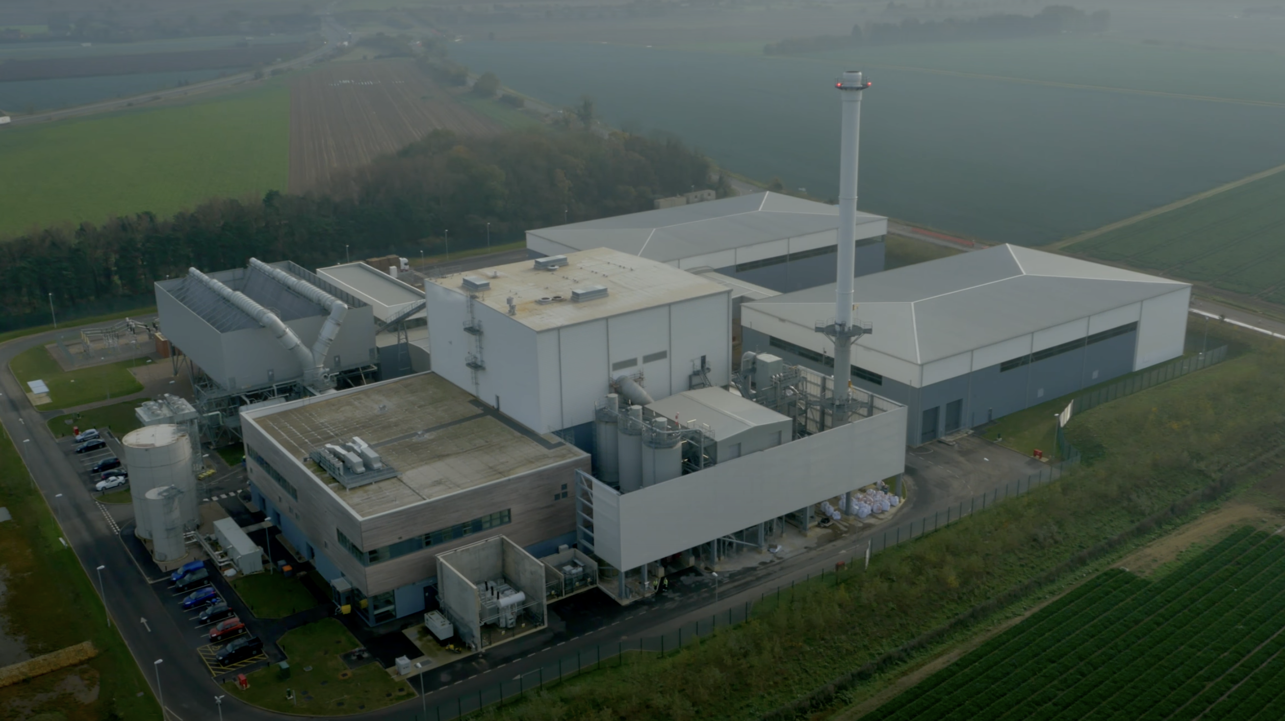 Sleaford Renewable Energy Plant — це друга у Великій Британії комерційна ТЕЦ, що спалює солому