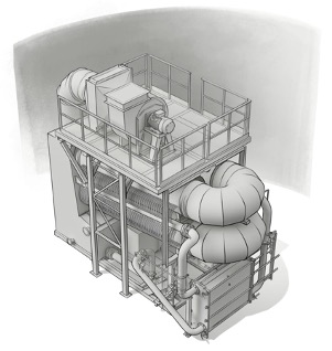 Утилізація скидного тепла на установках, що використовують вологу біомасу як паливо