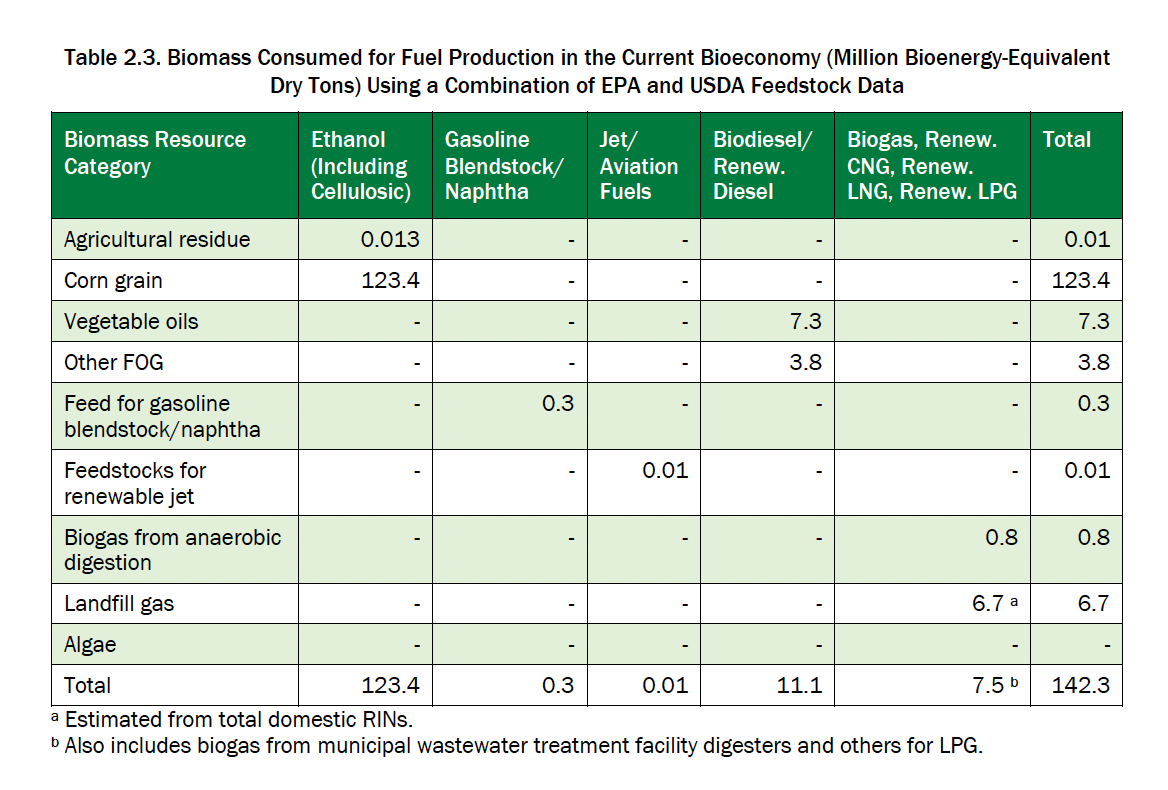 Overview of the status and prospects of the biomass use for energy in the USA