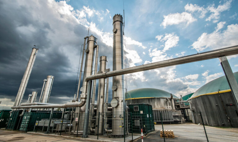 біогазова установка як приклад до змісту матеріалу