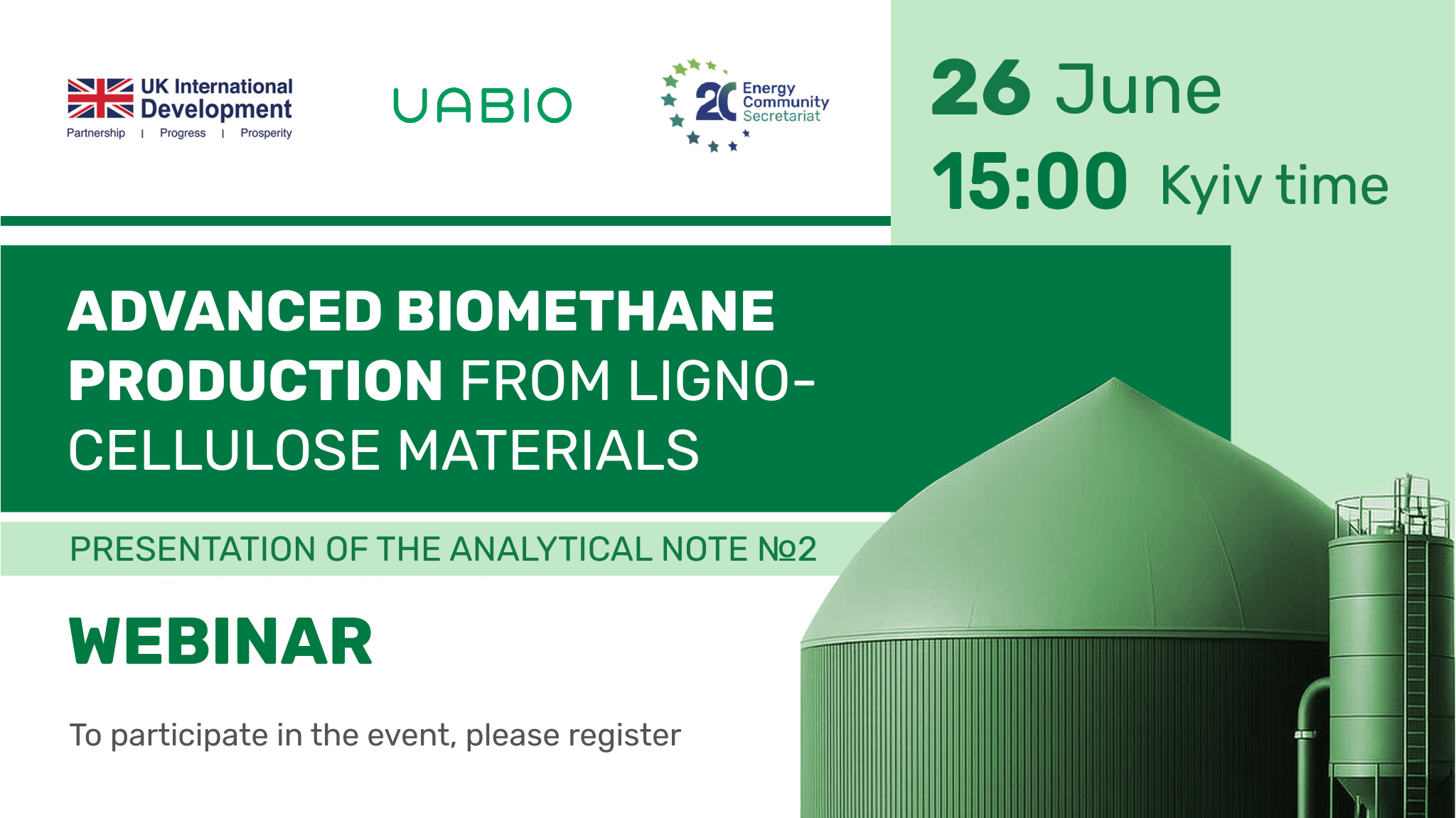Advanced Biomethane Production from ligno-cellulose materials — Presentation of the Analytical Note №2