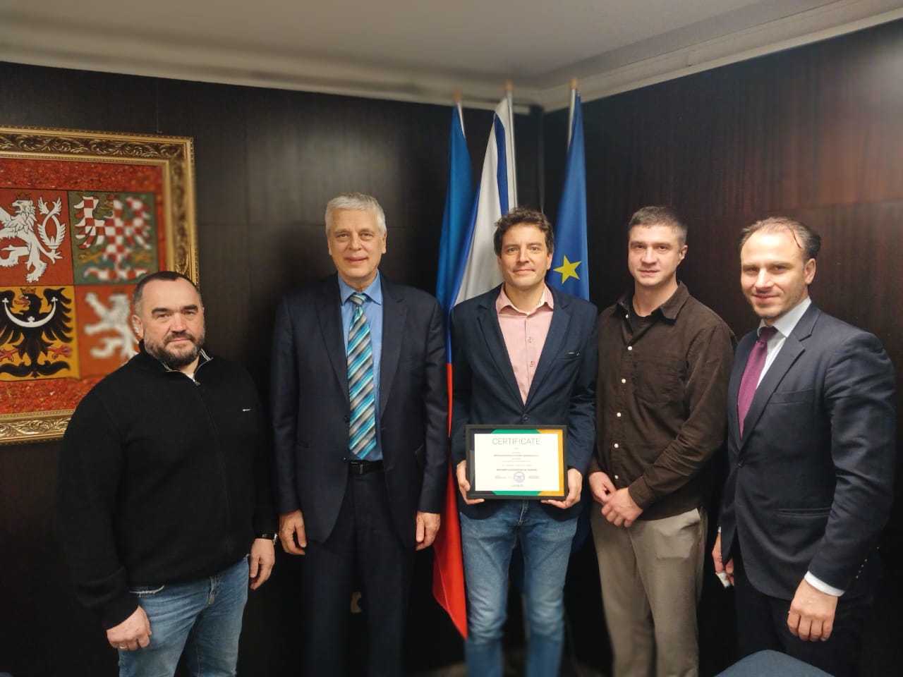 Церемонія вступу до UABIO компанії в Посольстві Чеської Республіки в Україні.