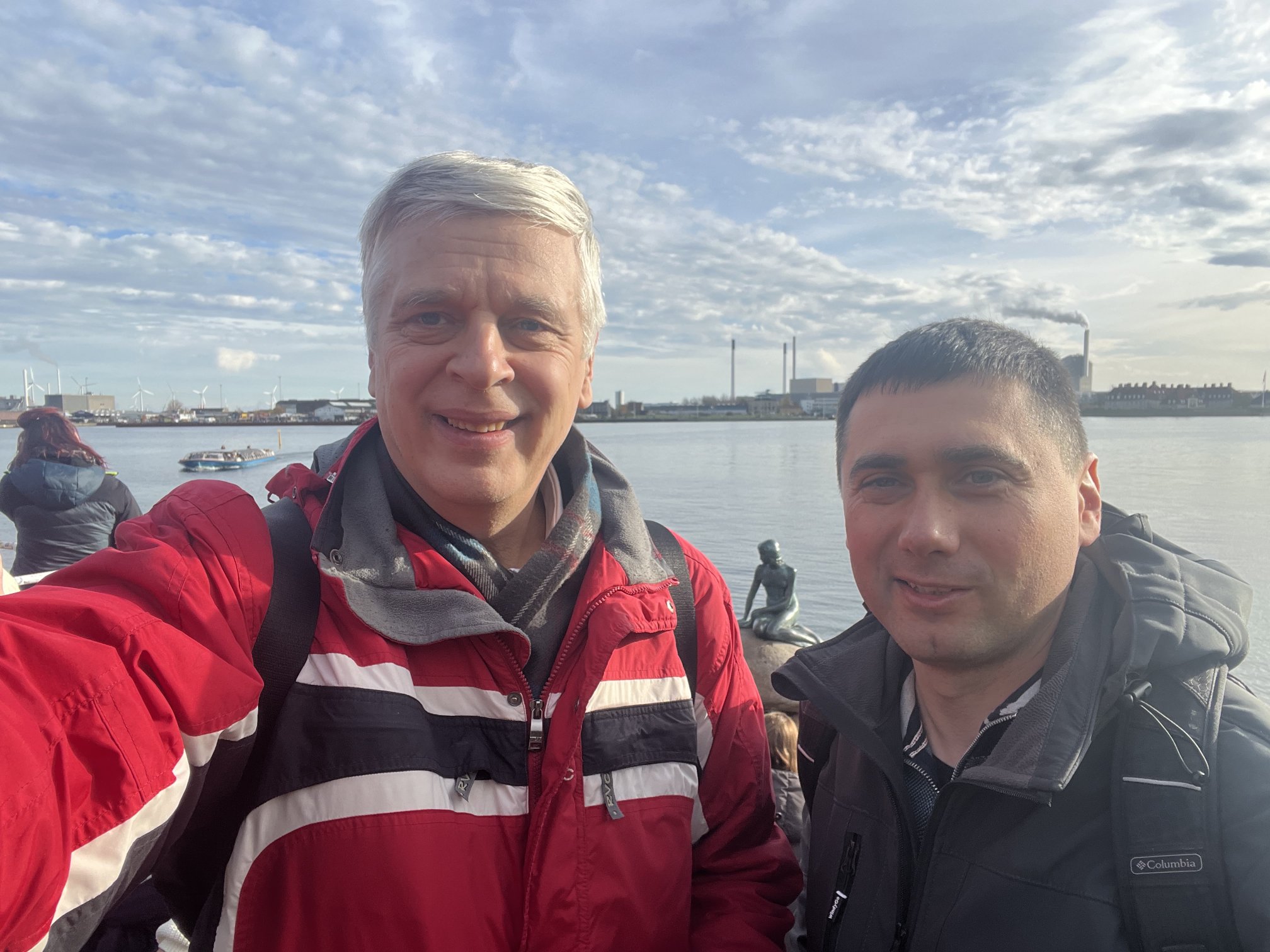 Голова правління UABIO Георгій Гелетуха та експерт Асоціації Семен Драгнєв у Данії