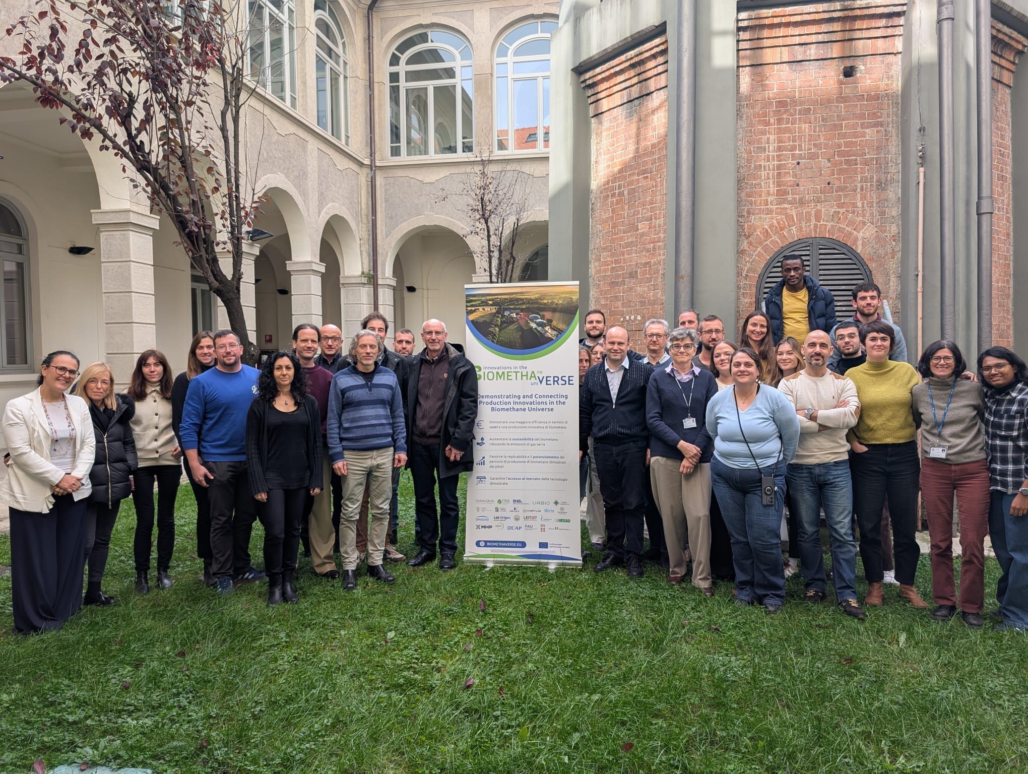 зустріч консорціуму проєкту BIOMETHAVERSE у Мілані