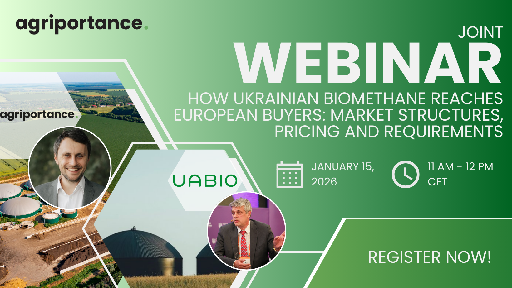 Вебінар: Як український біометан потрапляє до європейських покупців — і що насправді вимагає ринок ЄС?