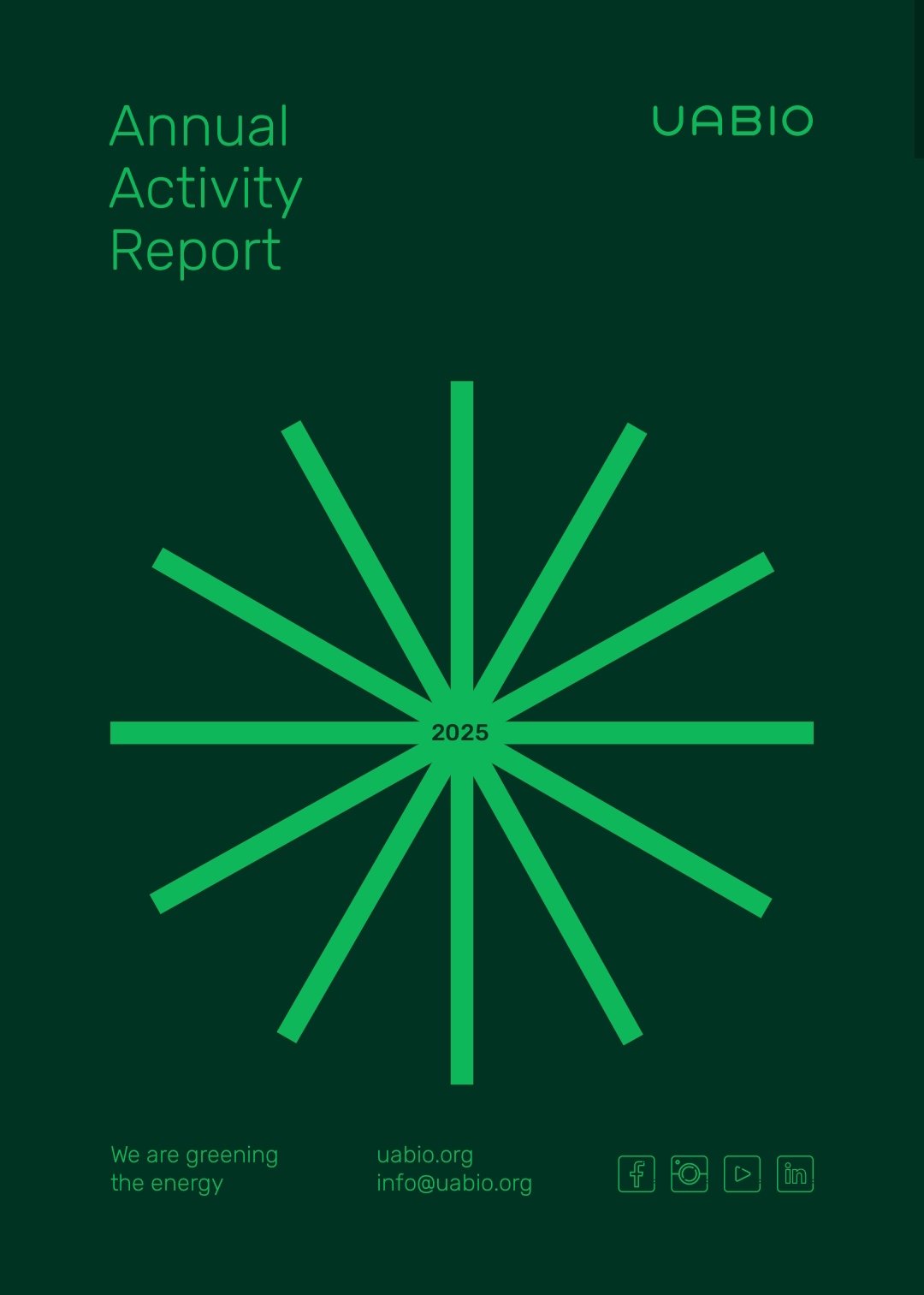 UABIO activities in 2025: annual report