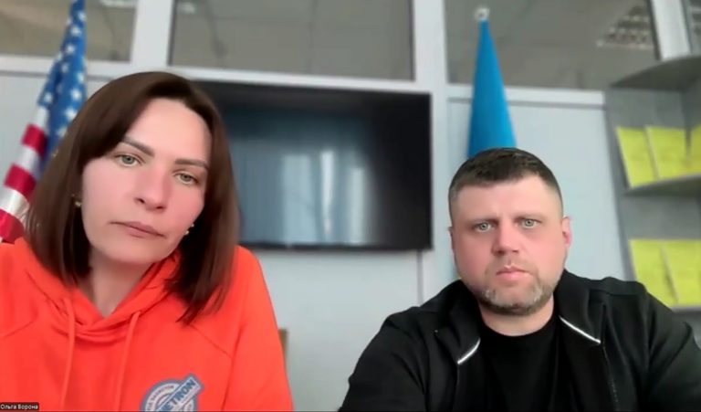 Ольга Ворона, директорка ТОВ “Пенетрон Україна”, та Олександр Капилов, технічний директор компанії.