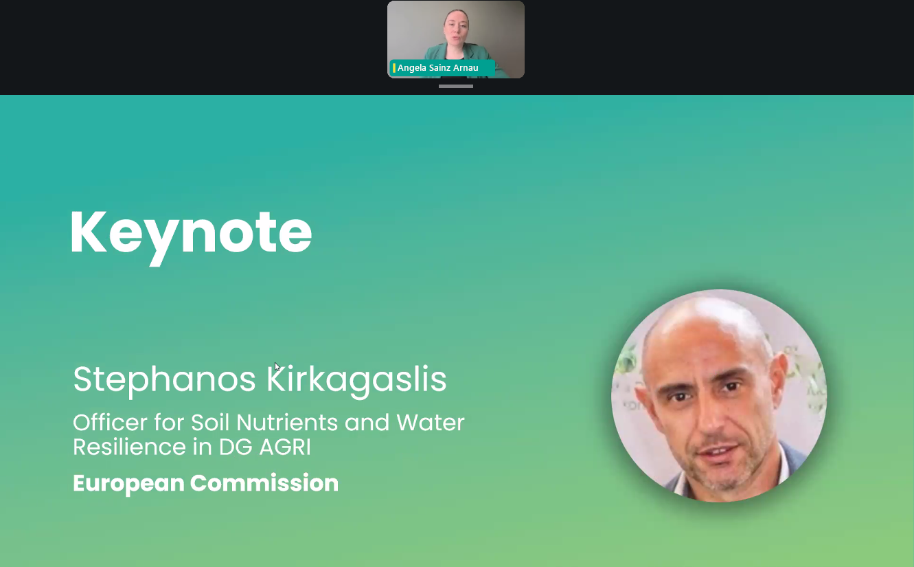 Stephanos Kirkagaslis, Policy Officer for Soil Nutrients and Water Resilience in DG AGRI, European Commission