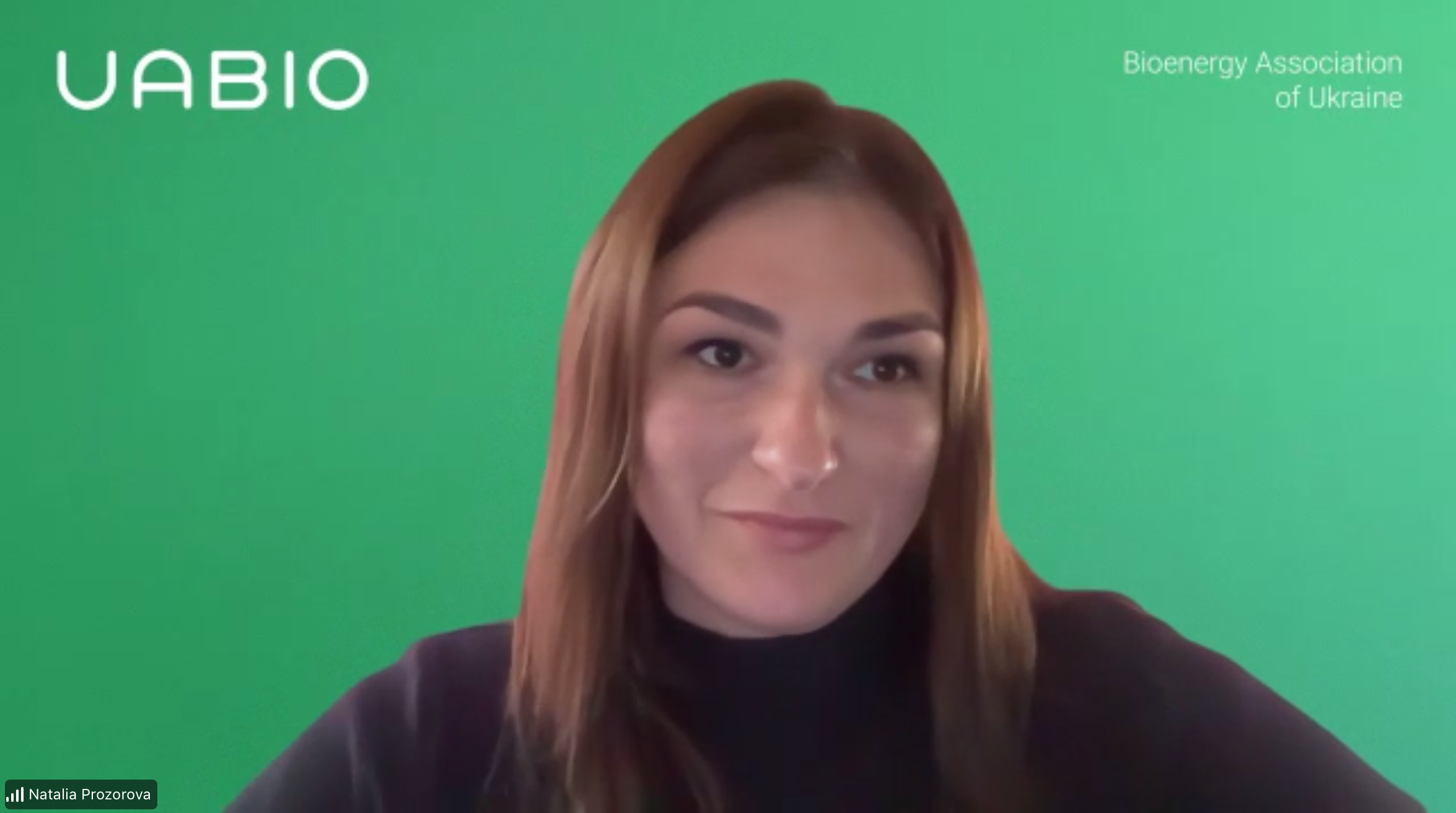 Наталя Прозорова під час події "Перспективи біогазових технологій на муніципальному рівні"